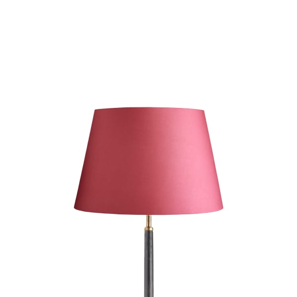 35cm straight empire lampshade in raspberry taj silk