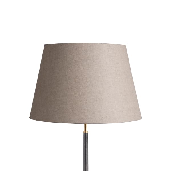 45cm straight empire lampshade in natural linen