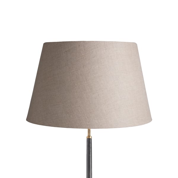 50cm straight empire lampshade in natural linen