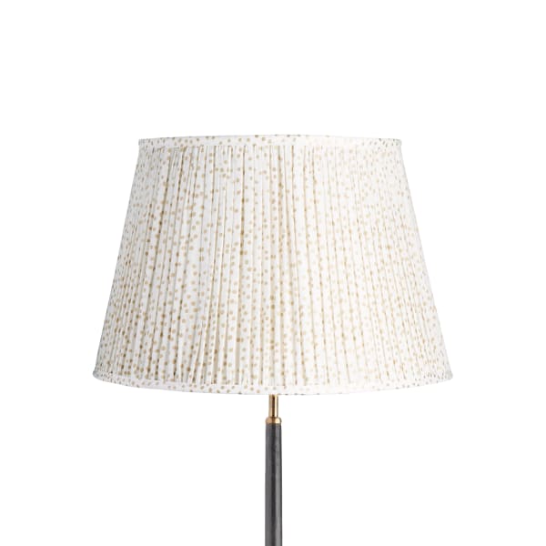 45cm straight empire shade in gold dotty