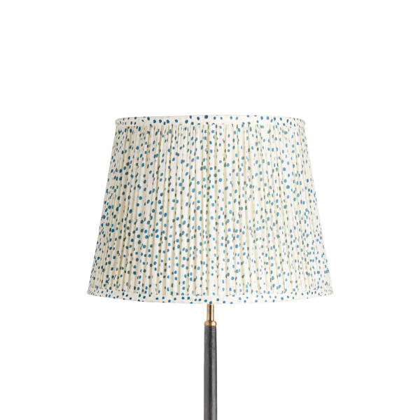 40cm straight empire shade in blue dotty