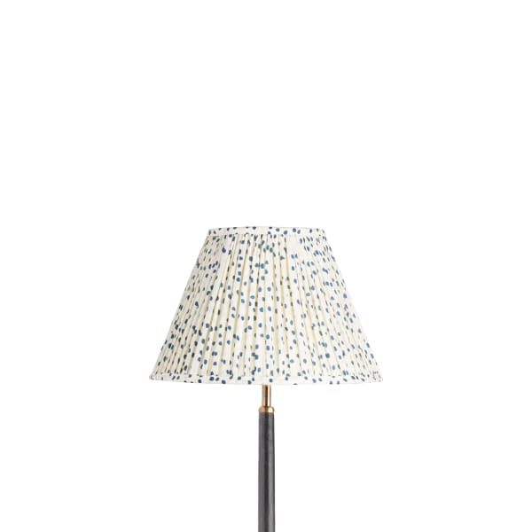 30cm empire shade in blue dotty