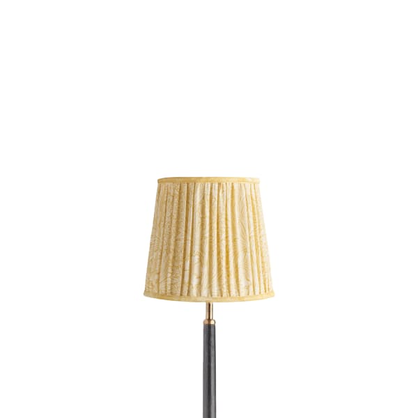 20cm tall tapered shade in Cowslip Marigold linen by Morris & Co.