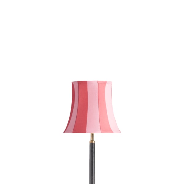 20cm Mad Hatter shade in flamenco Signature Stripe from Sanderson's 'Archive'