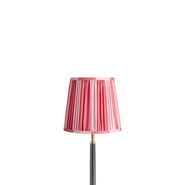 20cm tall tapered shade in flamenco Signature Stripe from Sanderson's 'Archive'