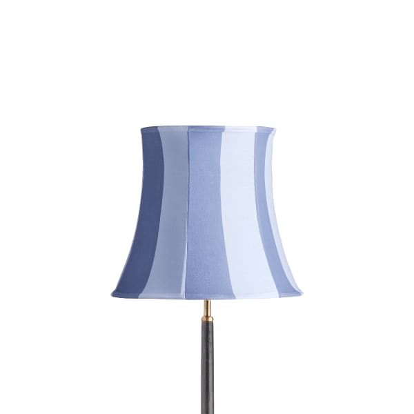 30cm Mad Hatter shade in jazz night Signature Stripe from Sanderson's 'Archive'