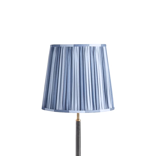 30cm tall tapered shade in jazz night Signature Stripe from Sanderson's 'Archive'