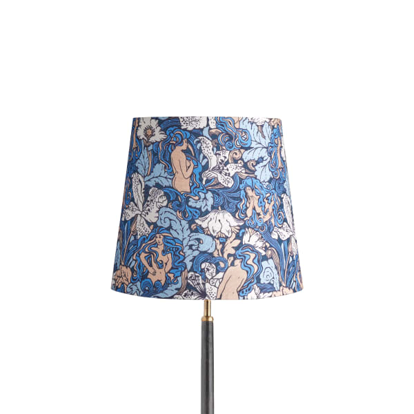 30cm tall tapered shade in opal and lily Forbidden Fruit from Sanderson's 'Archive'