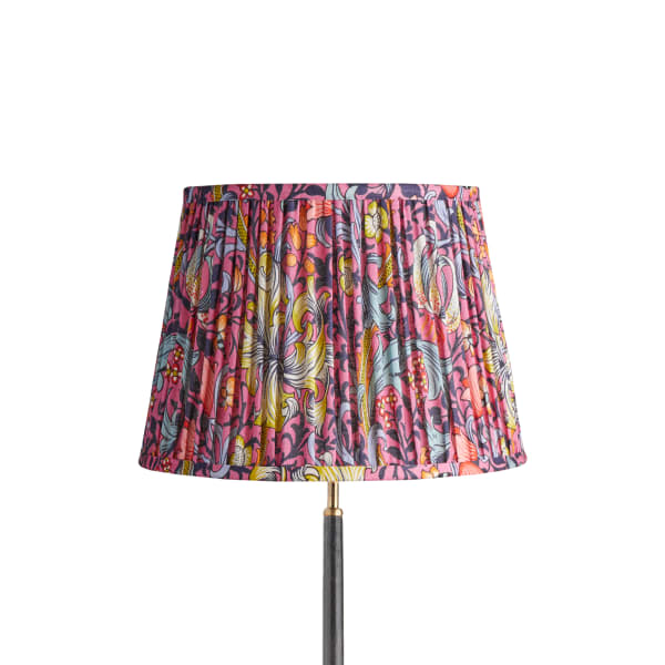 40cm straight empire shade in seratonin pink Golden Lily from Sanderson's 'Archive'