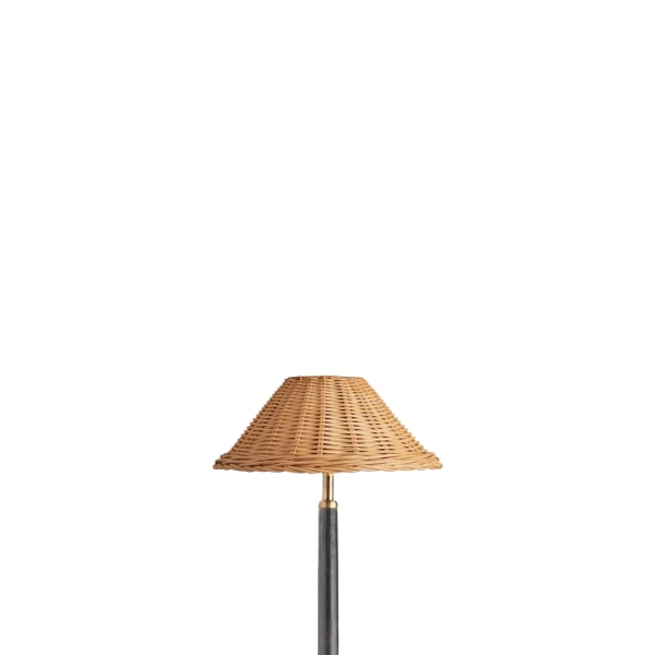 25cm cone shade in natural rattan