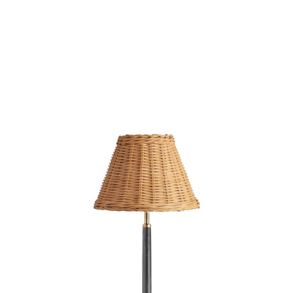 25cm empire shade in natural rattan