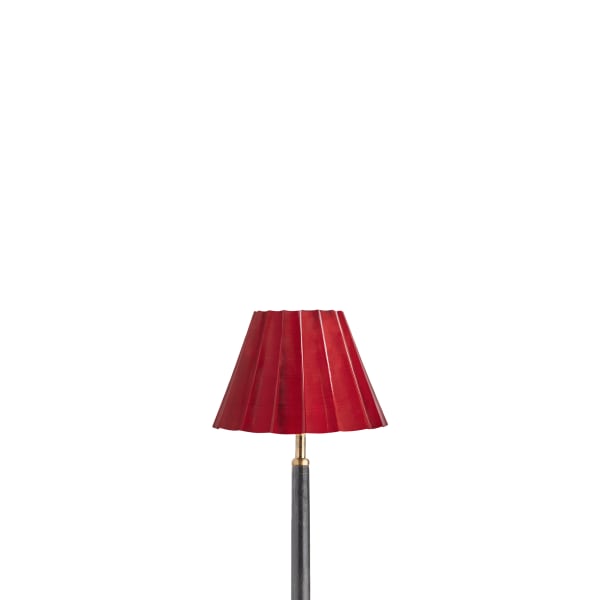 20cm empire Ruckle shade in red