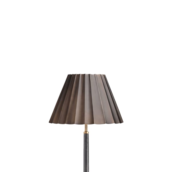 30cm straight empire Ruckle shade in bronze
