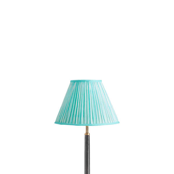 25cm empire shade in aqua chalk stripes