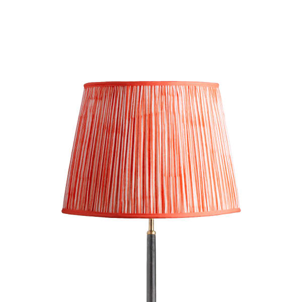 40cm straight empire shade in coral chalk stripes