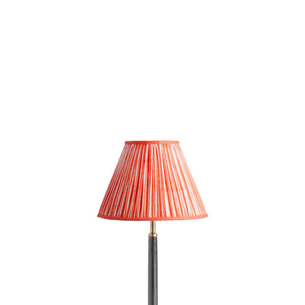 25cm empire shade in coral chalk stripes