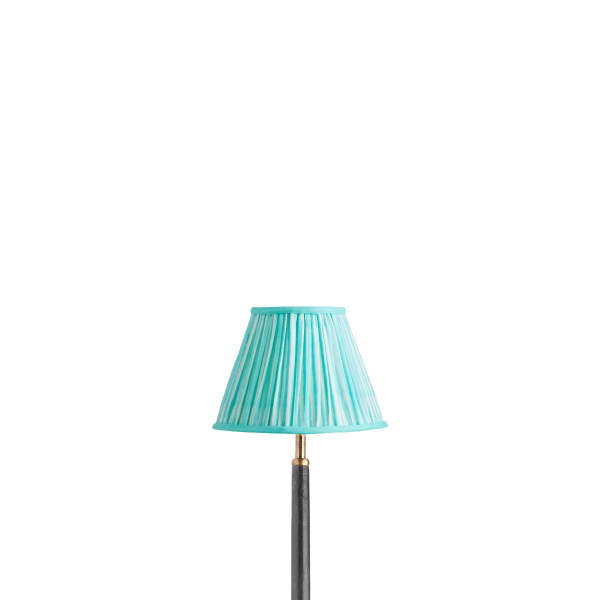 20cm empire shade in aqua chalk stripes