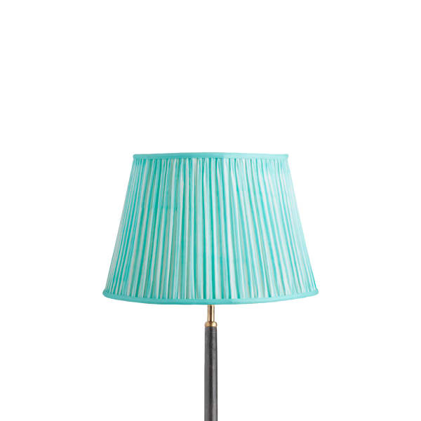 35cm straight empire shade in aqua chalk stripes