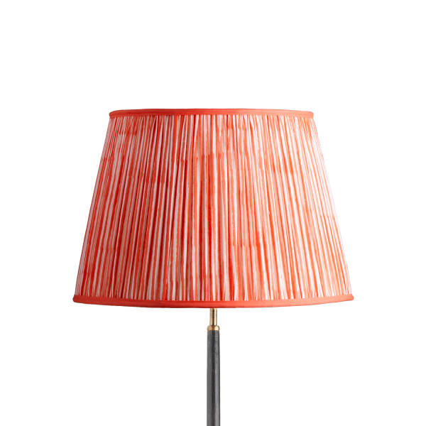 45cm straight empire shade in coral chalk stripes