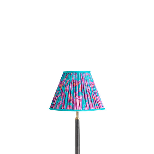 25cm empire shade in turquoise Disco Zebra by Matthew Williamson