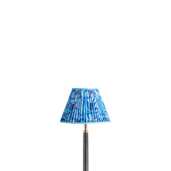 20cm empire shade in blue Disco Zebra by Matthew Williamson