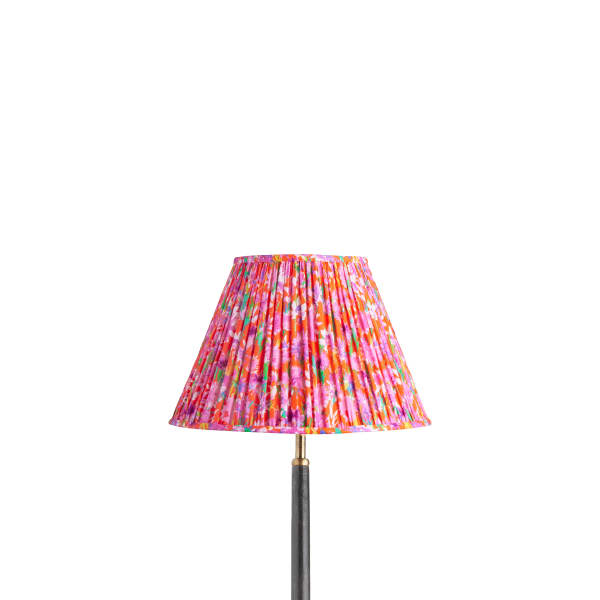 30cm empire shade in red English Meadow by Matthew Williamson