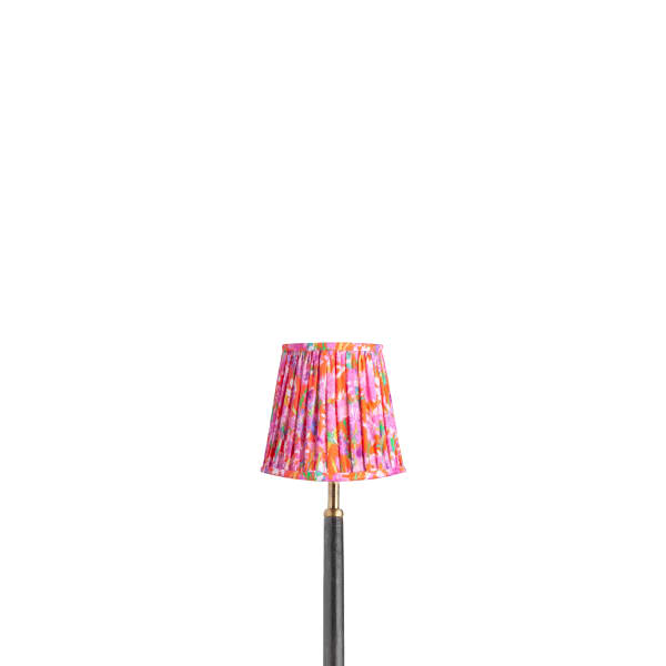 14cm tall tapered shade in red English Meadow by Matthew Williamson