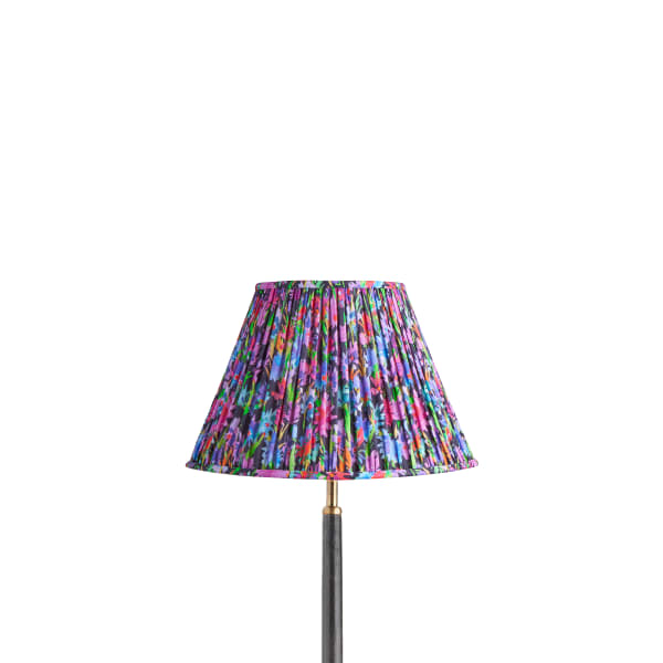 30cm empire shade in black English Meadow by Matthew Williamson