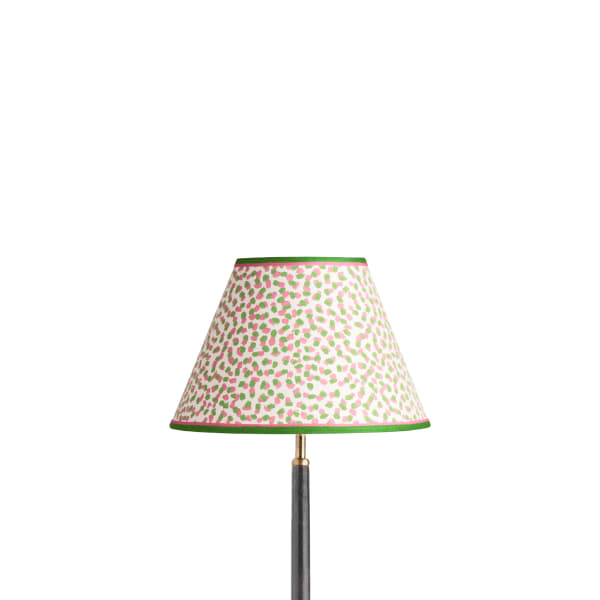 30cm empire shade in pink and green Polka Dot paper by GP & J Baker