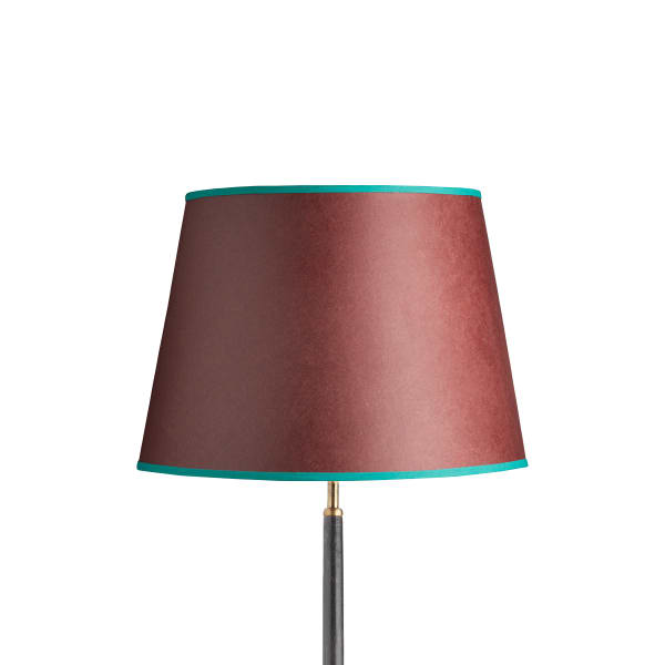 40cm straight empire shade in Beetroot hand made parchment
