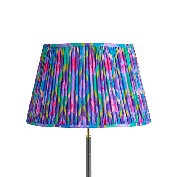 50cm straight empire shade in purple mala ikat by Matthew Williamson
