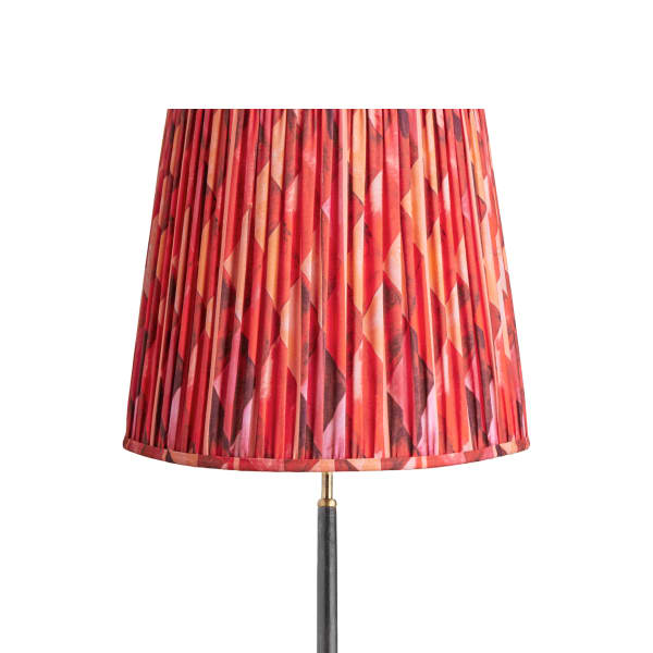 40cm tall tapered shade in red harlequin by Matthew Williamson