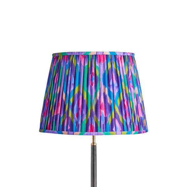 40cm straight empire shade in purple mala ikat by Matthew Williamson
