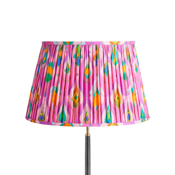 50cm straight empire shade in pink mala ikat by Matthew Williamson
