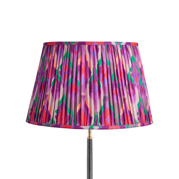 50cm straight empire shade in magenta mala ikat by Matthew Williamson
