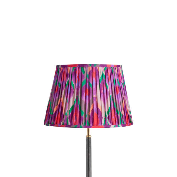35cm straight empire shade in magenta mala ikat by Matthew Williamson