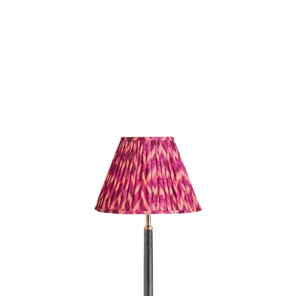 25cm empire shade in pink herringbone by Matthew Williamson
