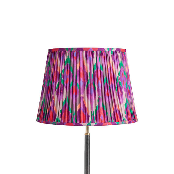 40cm straight empire shade in magenta mala ikat by Matthew Williamson
