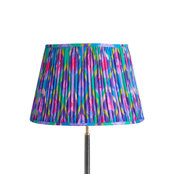 45cm straight empire shade in purple mala ikat by Matthew Williamson