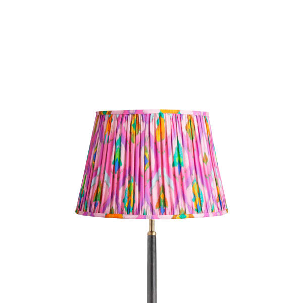 35cm straight empire shade in pink mala ikat by Matthew Williamson