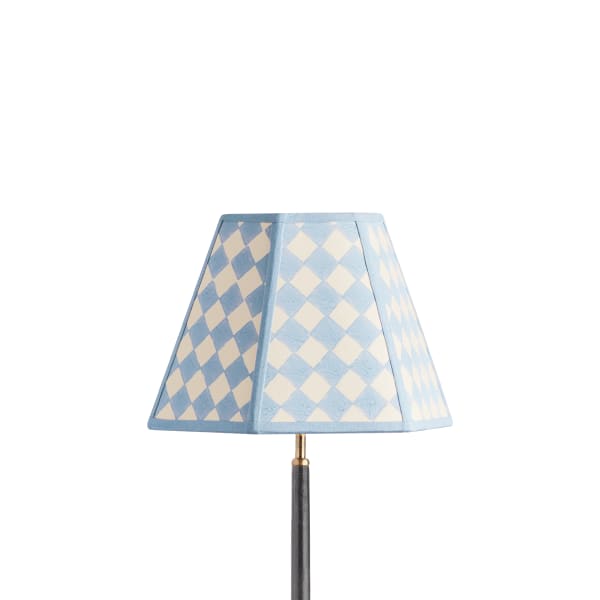 35cm Milford check hexagon shade in perriwig