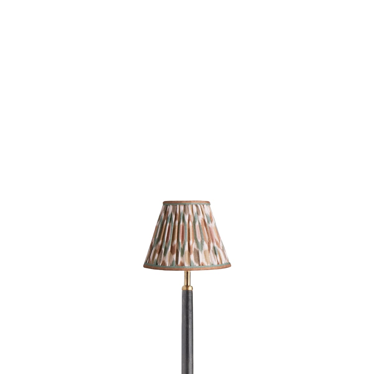 Christine Blue & Ivory Ikat Lampshade