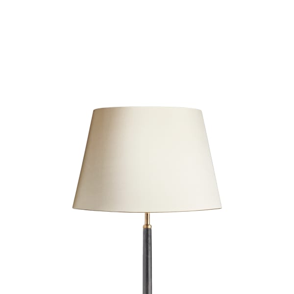 35cm straight empire lampshade in ivory dupion silk