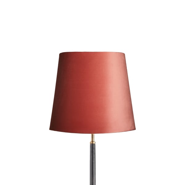 30cm tall tapered shade in posh pink velvet