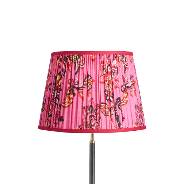 40cm straight empire shade in pink Paisley by Matthew Williamson