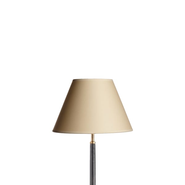 30cm Empire shade in cream card with gold lining