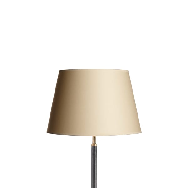 35cm Straight Empire shade in cream card with gold lining