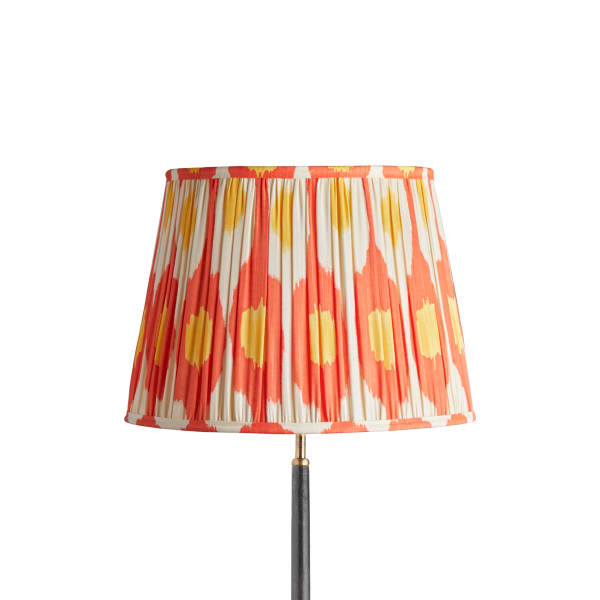 40cm straight empire shade in st clements egg & spoon silk ikat