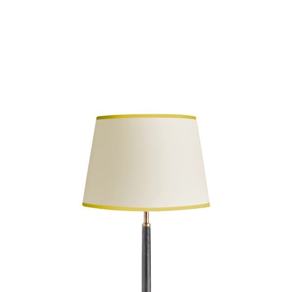 30cm Straight Empire Top n Tail shade in cream card with sunshine tape