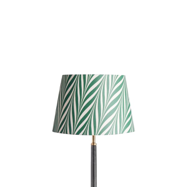 30cm straight empire shade in green Savio hand made marble paper